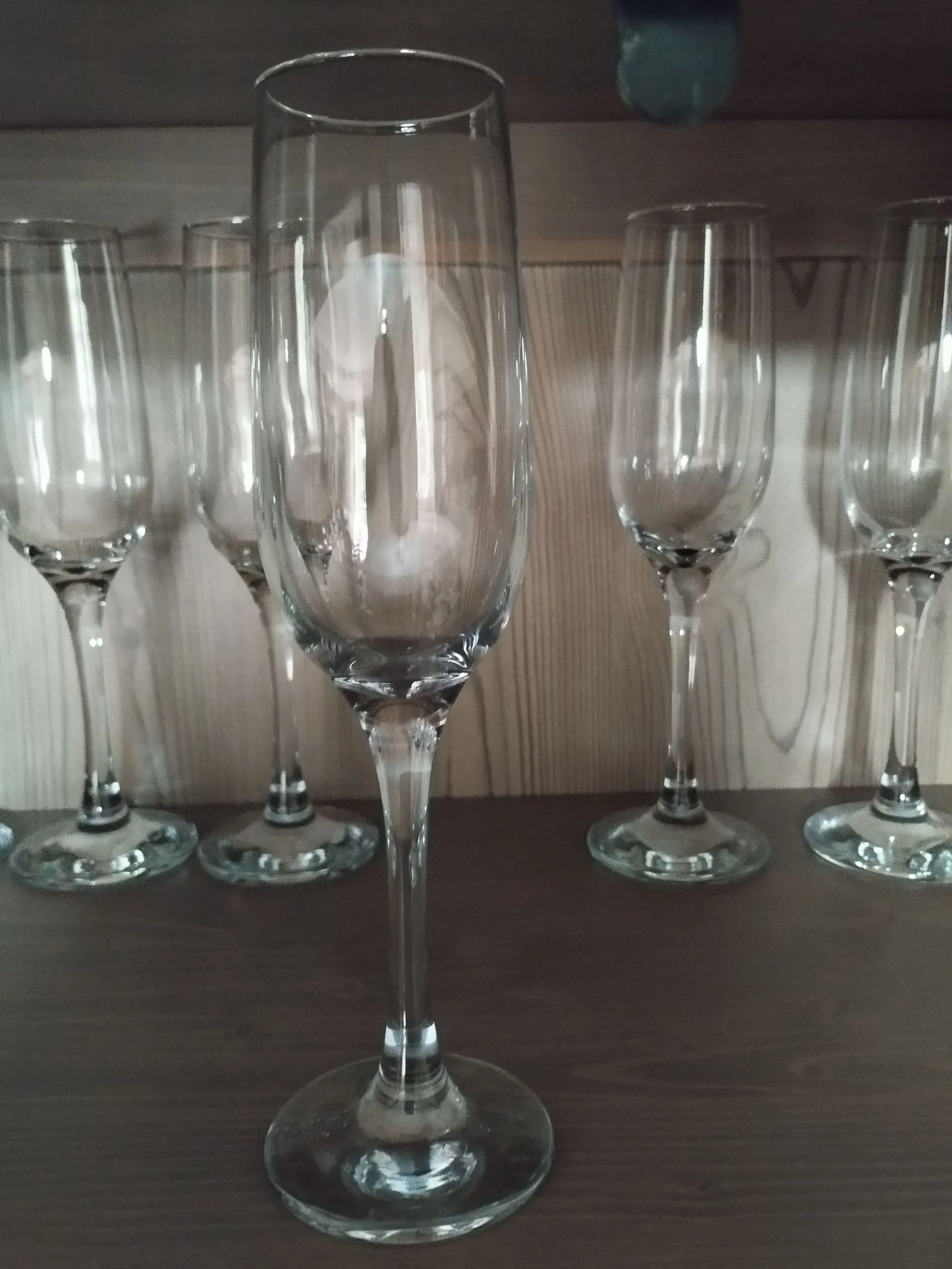 6 champagne-/cava-glazen – photo 2